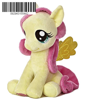 Betheaces  World My Little Pony 10 Inch Seated Fluttershy Pony