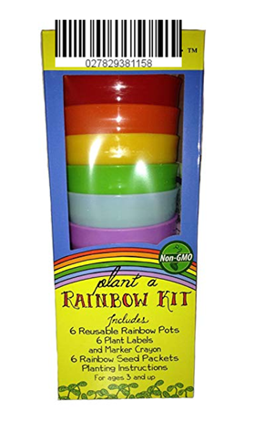 Betheaces Rainbow Garden: Plant A Rainbow Garden Science Kit. Rainbow Garden Seeds