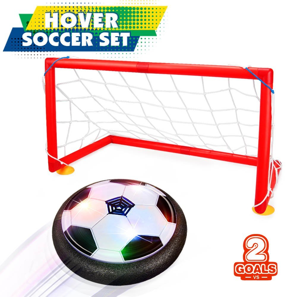 Betheaces Kids Toys Hover Soccer Ball Set with 2 Goals upc: 736902516485 
