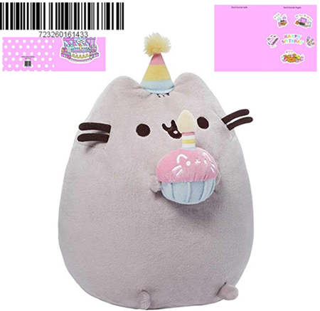 Betheaces Pusheen Happy Birthday Plush 10.5