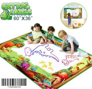 Betheaces Water Doodle Drawing Mat,Dinosaur Play Mats for Kids Extra Large 60 UPC: 716955864108
