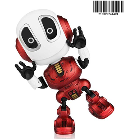 Betheaces Robots for Kids Talking Robot Interactive Toy Repeats Your Voice Travel Toys with Posable Metal Body and Flashing Lights Robot Gifts for Boys and Girls(Fire Red)