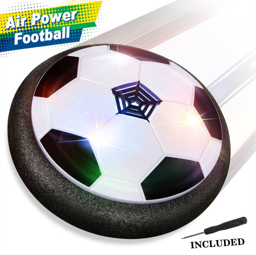 Air Power Fußball - Betheaces Hover Fussball Indoor Fußball mit LED Beleuchtung, Perfekt zum Spielen in Innenräumen ohne Möbel oder Wände zu beschädigen UPC 710328743700