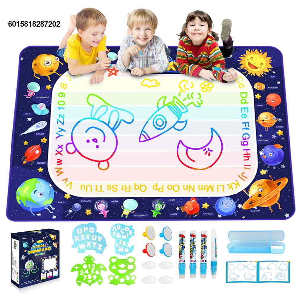 Betheaces Magic Doodle Drawing Mat - Extra Large Water Drawing Mat Toddler Toys Gifts 40 x 28 Inches UPC:6015818287202  ASIN:B0891X1Q5Q