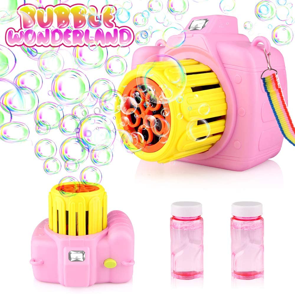 Betheaces Bubble Machine Toys for Kids Toddlers Boys Girls UPC: 795890987486