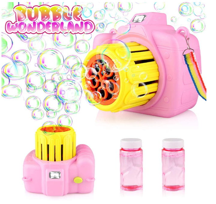 Betheaces Bubble Machine Toys For Kids Toddlers Boys Girls UPC: 795890987486
