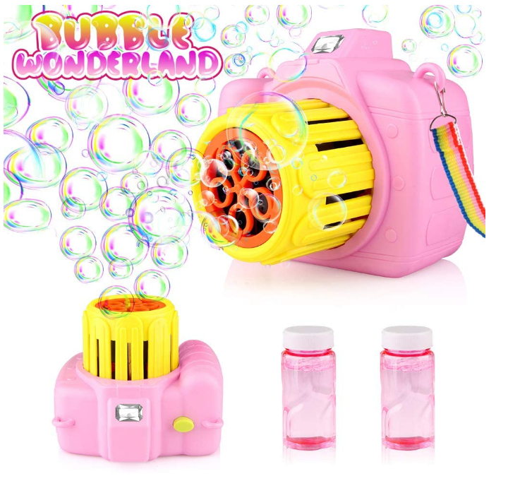 Betheaces Bubble Machine Toys For Kids Toddlers Boys Girls UPC: 795890987486
